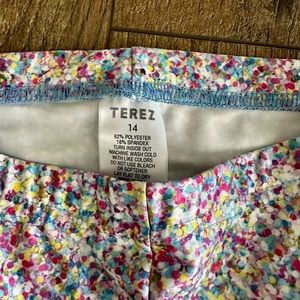Terez girls leggings size 14 New without tags